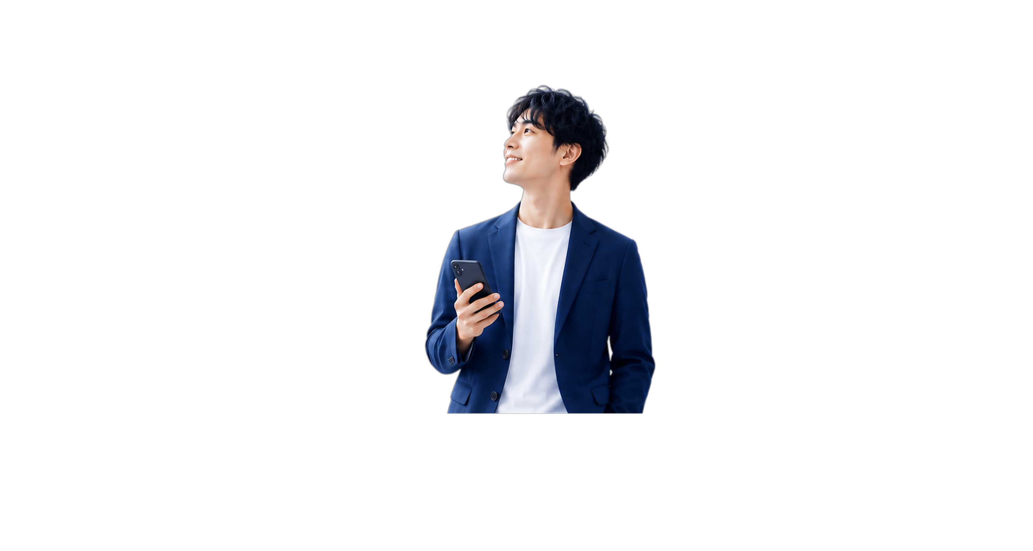 スマートフォンを持つCloudLink利用者